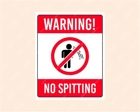 No Spitting Icon