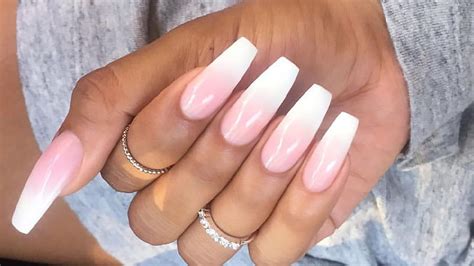 Cute Simple Acrylic Nails Coffin Shape - Goimages Inc