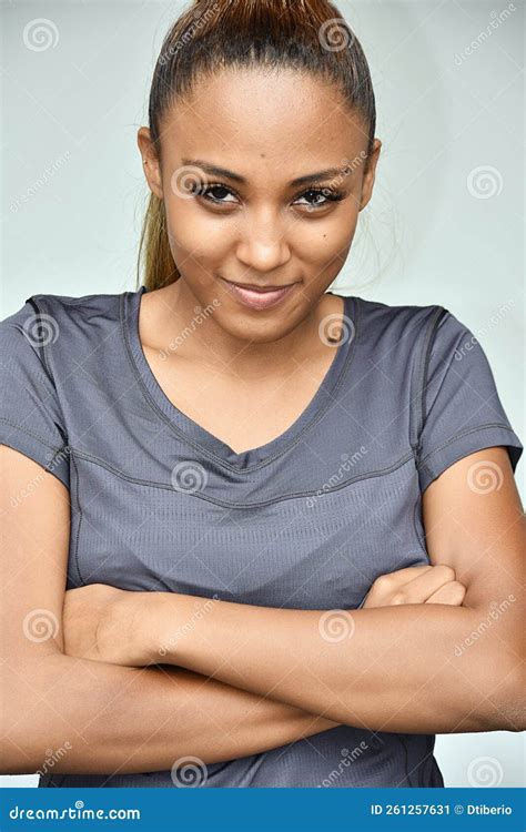 stubborn pretty person stock image image  tough