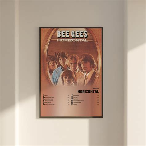 Bee Gees Horizontal Album Cover Poster Wall Art, Bee Gees, Horizontal ...