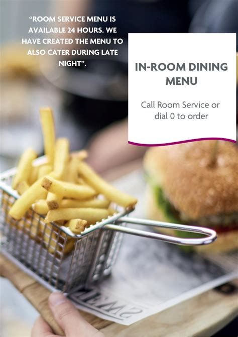 Staybridge Room Service Menu - 2022 by Yas Plaza Hotels - Issuu