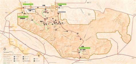Joshua Tree National Park camping map - Ontheworldmap.com