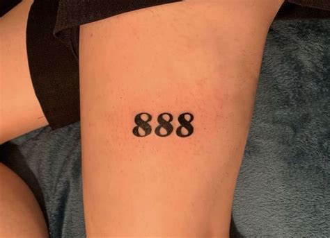 888 angel number tattoo – Artofit