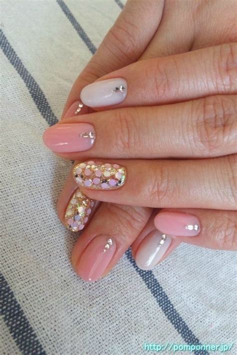 Pale pink nail art | Fancy nails, Pink nails, Fashion nails