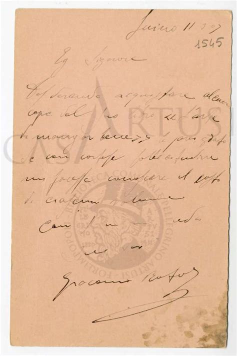 Roto Giacomo | 11/03/1907 | n.1545 | | Casa Artusi
