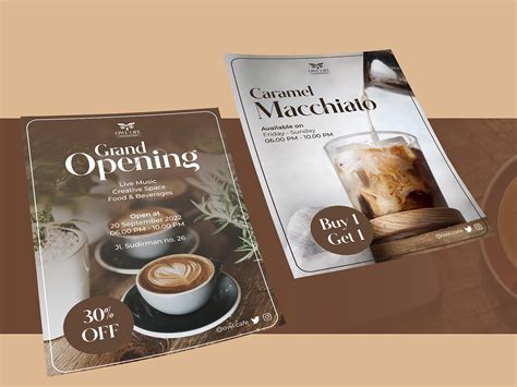 Cafe Brochure Design by Kevin Mazaya Christianto on Dribbble