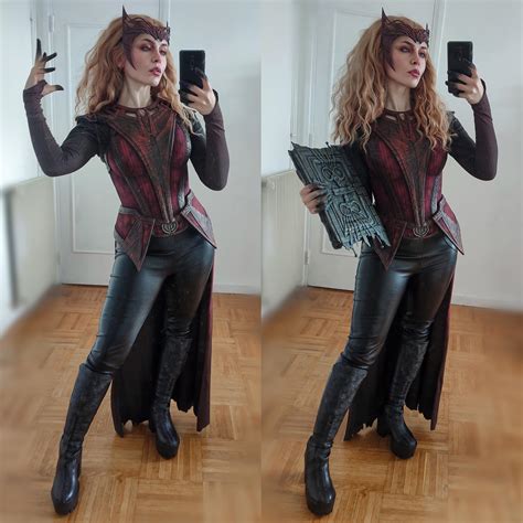 Finished making my Scarlet Witch cosplay ! : r/marvelstudios