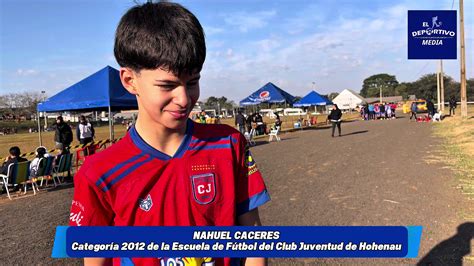 🔴 NAHUEL CÁCERES Jugador de la Categoría 2012 de la Escuela de Fútbol