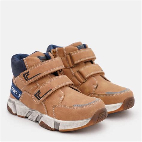 Детские демисезонные ботинки для мальчика С.Луч Q364-3 34 Camel ...
