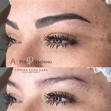 Microshading Before and After Pictures - Combo and Shaded Brows