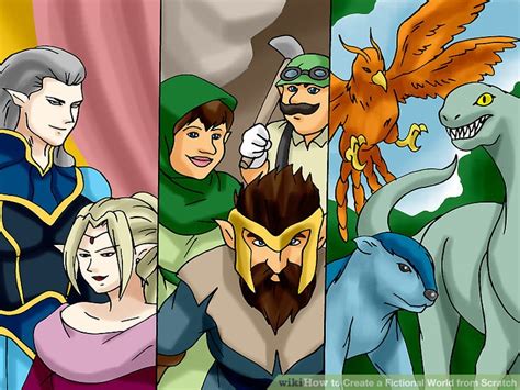 create  fictional world  scratch  steps