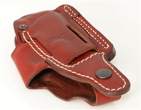 VEGA Holster, Tan Leather, Three Uses Leather Belt Holster, Right Hand ...