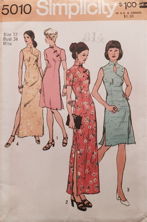 cheongsam dress sewing pattern pattern inspiration daily