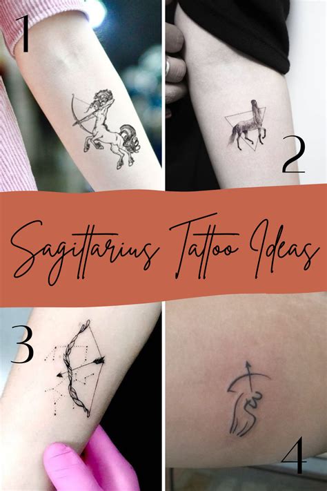 Sagittarius Zodiac Symbol Tattoo Design