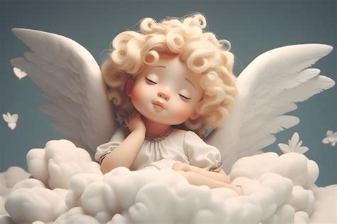 Premium Photo | A statue of a baby angel