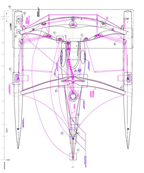 Trimaran Projects and Multihull News: GF42 New 42' trimaran design ...