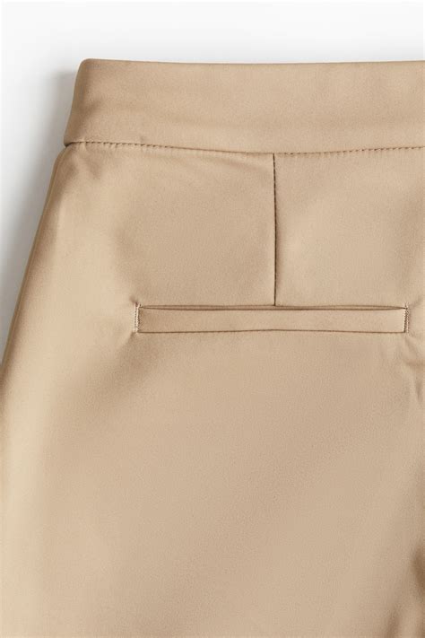 Широк елегантен панталон - Бежов - ЖЕНИ | H&M BG