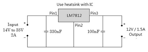 LM7812 Pinout, Equivalent, Datasheet, Applications, Features