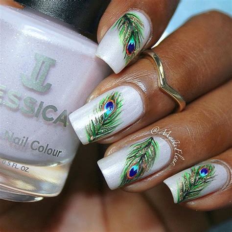 25 Gorgeous Peacock Nail Art Designs | Style VP | Page 11