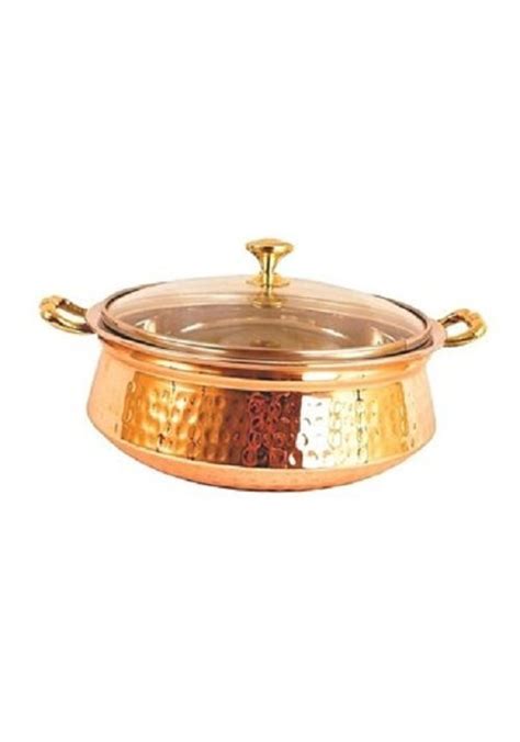metal polished copper handi  piece  mathura id