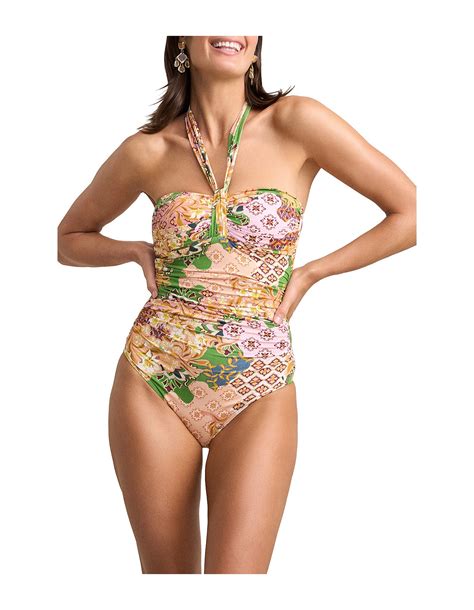 Blue Illusion Convertible One Piece Bather | David Jones