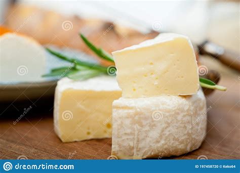 French cheese and baguette stock photo. Image of paprika - 197458720