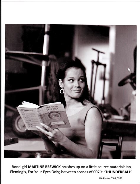 Publicity Photos of Bond Girl Martine Beswick as Paula Caplan in