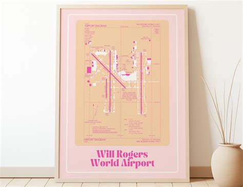 Oklahoma City International Airport Will Rogers Airport Colorful Retro ...