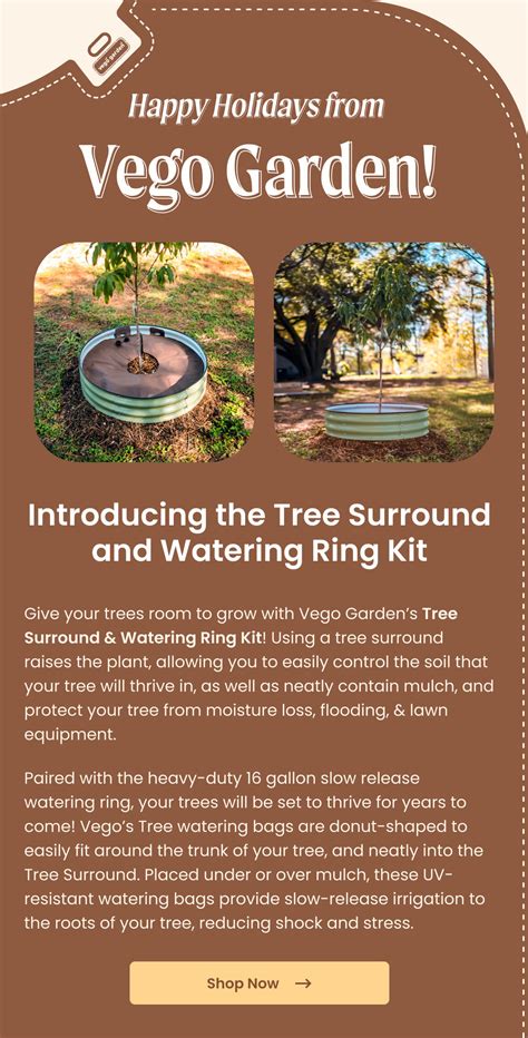 Meet the Tree Surround & Watering Ring Kit! - Vego Garden