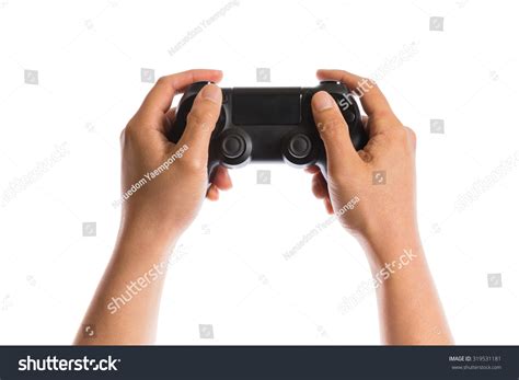 holding hand controller images stock  vectors