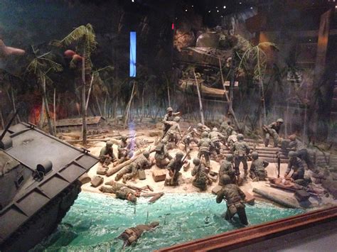 WWII Plastic Toy Soldiers: The Marine Corps Museum at Quantico Virginia