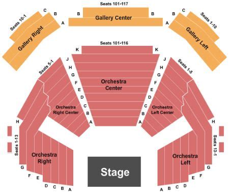 Act Theatre Seattle Seating Chart: A Visual Reference of Charts | Chart Master