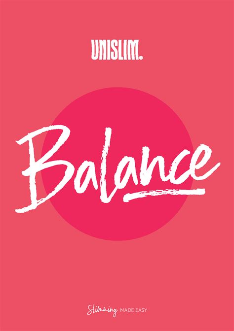 Unislim Balance Plan - Unislim