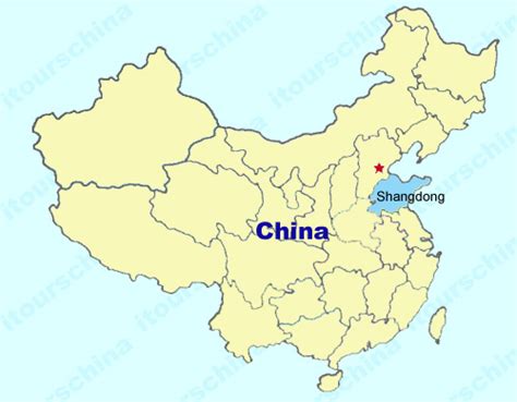 Shandong Map, Map of China, Shandong Province Maps