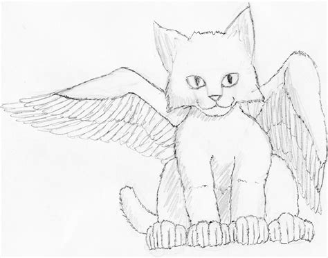 Angel Cat Coloring Pages at GetDrawings | Free download