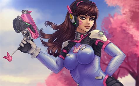 DVa Overwatch Artwork 4K Wallpapers | HD Wallpapers