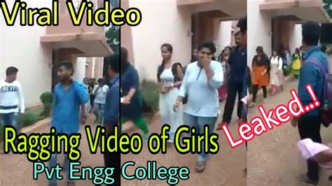 Ragging Video of Girls in Pvt Engg College - YouTube