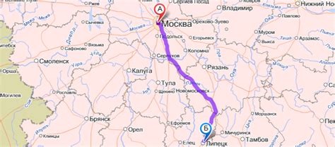Грузовые перевозки Москва - Липецк