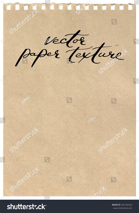 Vector Paper Texture Stock Vector (Royalty Free) 281292422 | Shutterstock