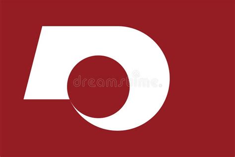 Flag of Kumamoto Prefecture Japan Vector, Bear Root Stock Vector ...