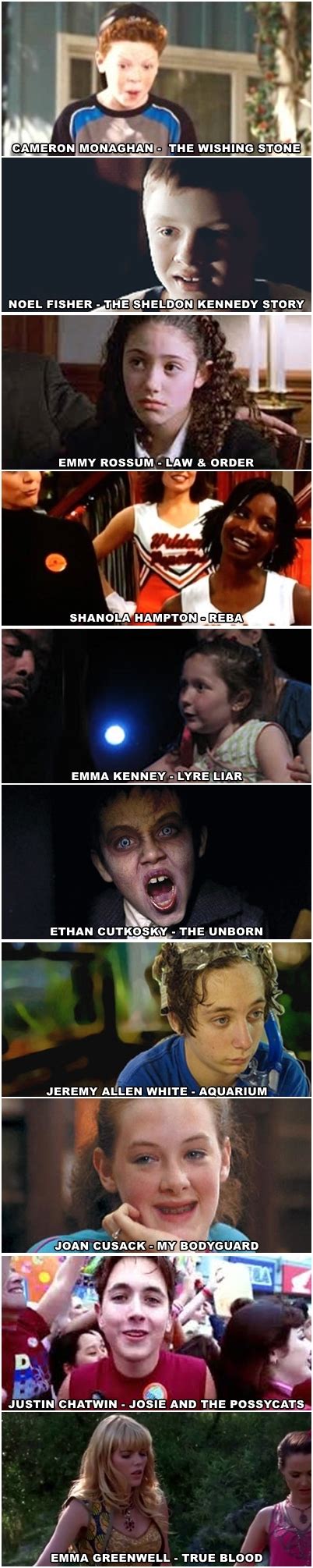 Cast of Shameless + some of their first roles : r/shameless