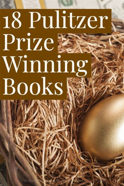 Book List: 18 Pulitzer Prize Winning Novels | Pulitzer prize books ...