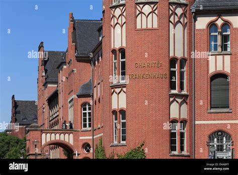 berlin germany  charite hospital  charitestrasse stock photo alamy