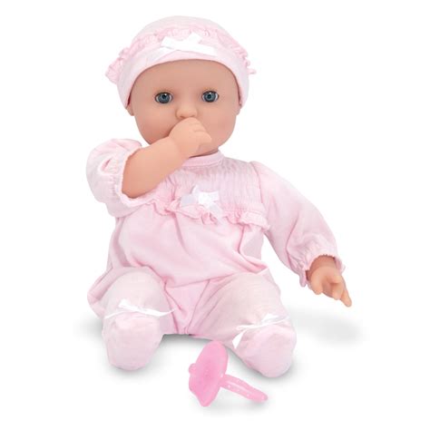 Melissa & Doug Mine to Love Jenna 12" Soft Body Baby Doll With Romper