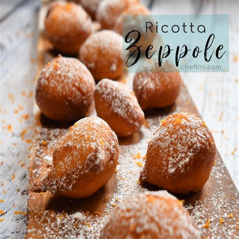 Ricotta Zeppole - Cheftini