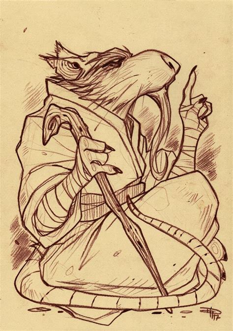 Splinter | Art reference, Sketches, Art