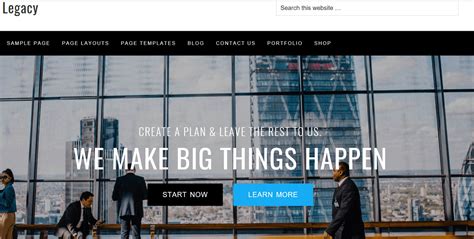 legacy  party genesis framework theme wpoutcast