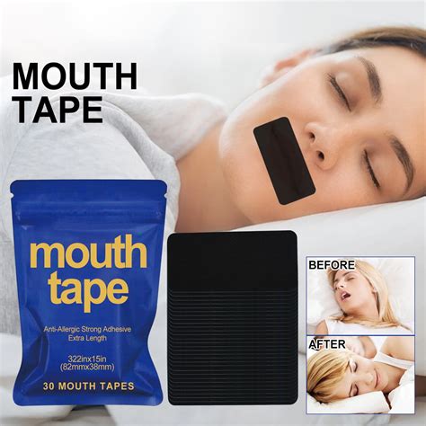30pcs Mouth Tape Strips Advanced Mouth Tape Better Nose Breathing Tapes