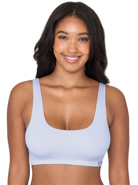 Kindly Yours Women’s Wire-Free Seamless Knit-Texture Bralette, Sizes S
