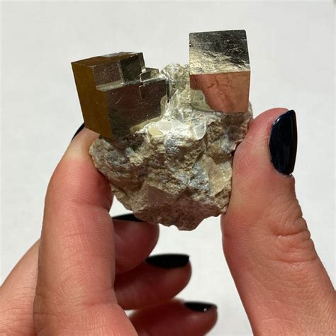 56g Unique Pyrite Crystal Specimen - Mineral Mike